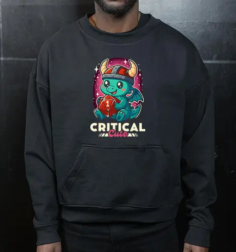 Kritischer süßer Drache