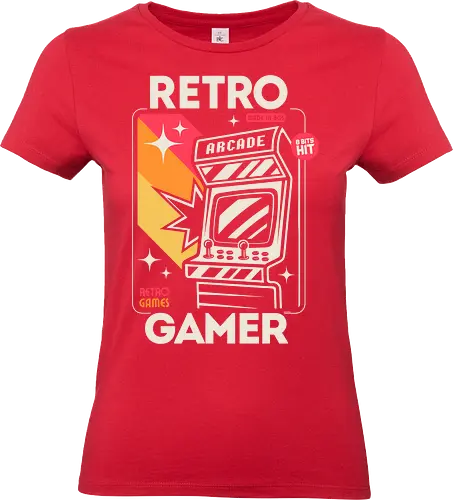 Retro Gamer - Made in 80s - 80er, 80er Jahre, Arcade, Ästhetik, Gaming, Geek, Illustration, Retro, Retro-Gaming, Videospiele, Vintage, Made in den 80ern, Lustig, lm2kone - Standard T-Shirt (Women)