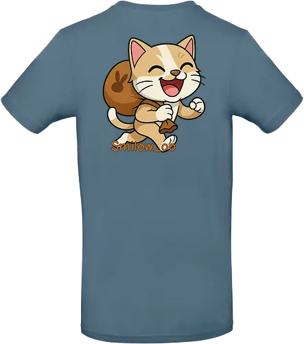 #LootGoblinBack - Twitch, Streamer, Katze, Smilow, Lootgoblin - Standard T-Shirt