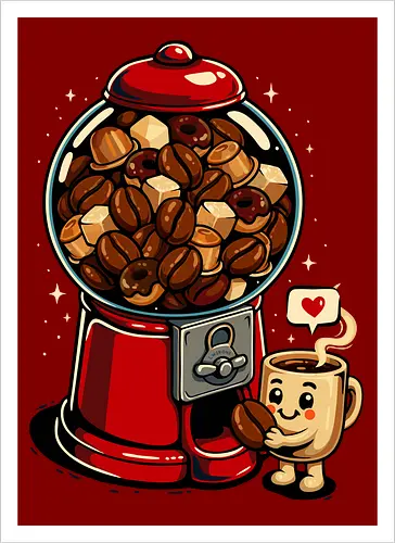 Gumball-Kaffee