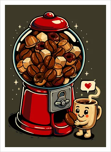 Gumball-Kaffee
