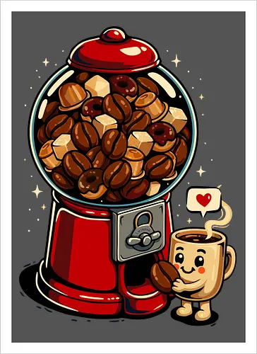 Gumball-Kaffee