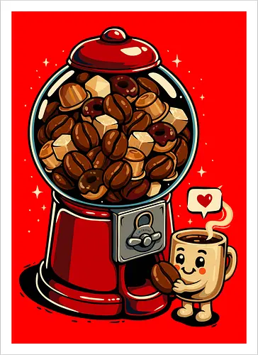 Gumball-Kaffee