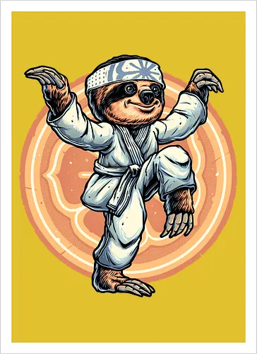 The Legend of Karate Sloth