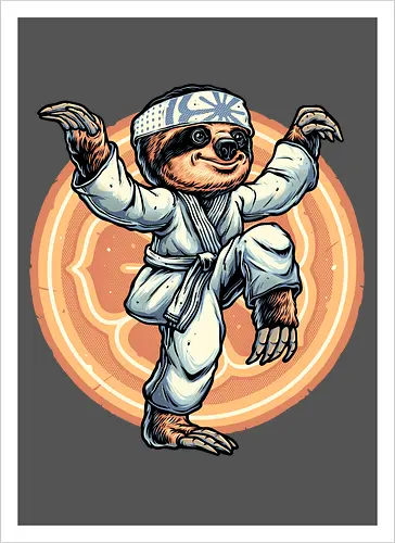 The Legend of Karate Sloth