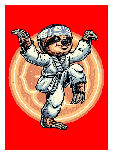 The Legend of Karate Sloth