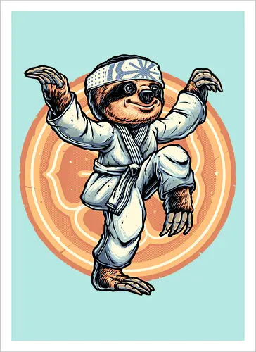 The Legend of Karate Sloth