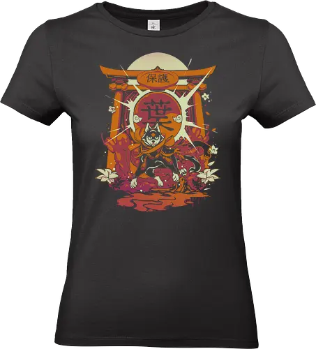 Guardian - anime, manga, animation, japan, kaiju, monster, tattoo, japanese, wolf, fantasy - Standard T-Shirt (Women)