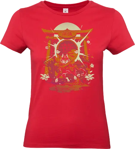 Guardian - anime, manga, animation, japan, kaiju, monster, tattoo, japanese, wolf, fantasy - Standard T-Shirt (Women)