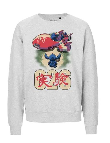 Anime Alien Spaceship - Movie, Animation, Animated, Cute, Pet, Dog, Classic Animation, Classic, Extraterrestrial, Alien, Experimental, Experiment, Friend, Friendship, Space, Spaceship, poster, movie poster, anime, manga - Fairtrade Sweatshirt