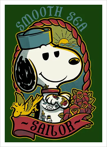 Beagle Sailor Tattoo