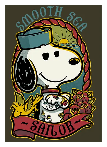Beagle Sailor Tattoo