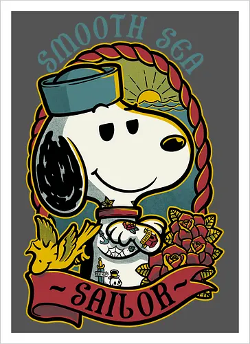 Beagle Sailor Tattoo