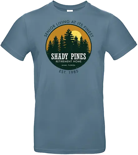 Shady Pines Retirement Home - 80's Tv Series - golden girls, 80s, bea arthur, betty white, estelle getty, humor, nostalgia, rose nylund, rue mcclanahan, sophia petrillo, television, thank you for being a friend, tv series - Standard T-Shirt