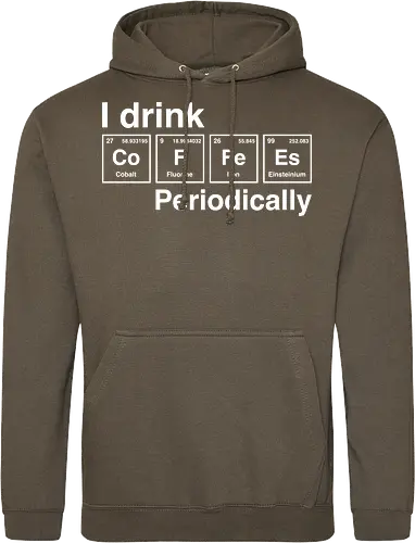 I drink coffee periodically
