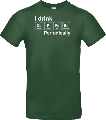 I drink coffee periodically