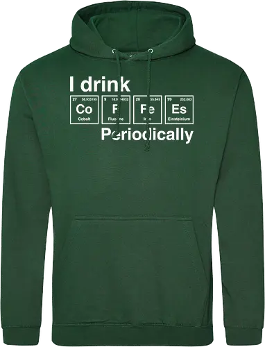 I drink coffee periodically