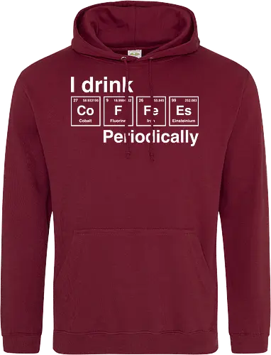 I drink coffee periodically