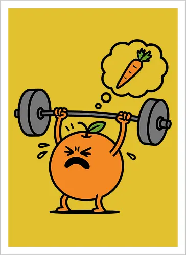 determined orange