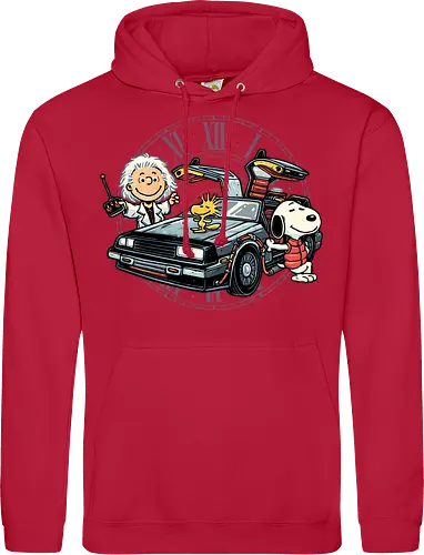 Time Travel Buddies - Cartoons, comics, movie, mash up, parody, funny, humor, time travel - Standard Hoodie