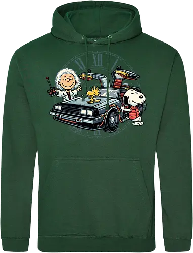 Time Travel Buddies - Cartoons, comics, movie, mash up, parody, funny, humor, time travel - Standard Hoodie