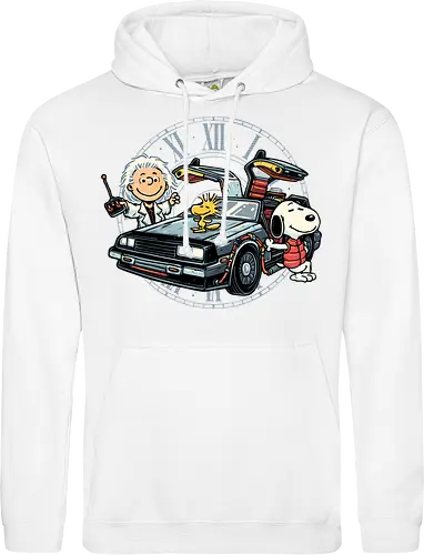 Time Travel Buddies - Cartoons, comics, movie, mash up, parody, funny, humor, time travel - Standard Hoodie