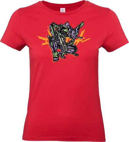Test Type 01 - Anime, animated, Japanese, Mecha, robots, machine, giant, science fiction - Standard T-Shirt (Women)