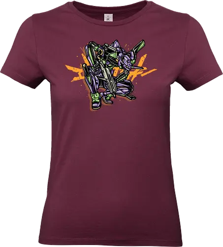 Test Type 01 - Anime, animated, Japanese, Mecha, robots, machine, giant, science fiction - Standard T-Shirt (Women)