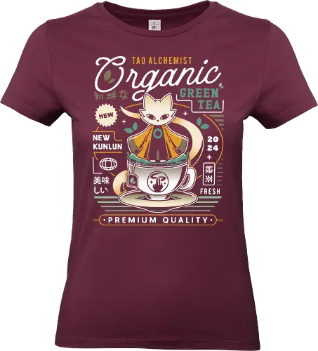 Mysterious Alchemist Green Tea - nine sols, cat, yi, Bug Knight, silksong, indie, ninja, roguelike, roguelite, shuanshuan, shanhai 9000, video game, gaming, gamer, indie game - Standard T-Shirt (Women)