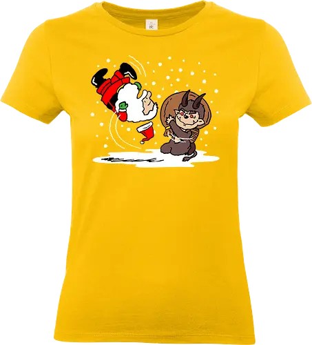 Krampus Gag - krampus, christmas, santa - Standard T-Shirt (Women)