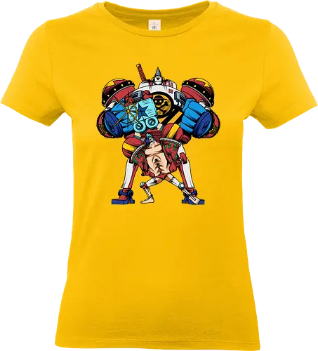 The Steel Soldier - The Steel Soldier, captain, monkey d ruffy, pirate, strohhut, strawhat, one, piraten, pirat, pirates, pirate, piece, schiff, boot, ship, ocean, ozean, meer, grandline, redline, north, east, south, west, blue, schatz, gold, ich werde der könig der piraten, nakama, abenteuer, crew, i will be the pirate king - Standard T-Shirt (Women)