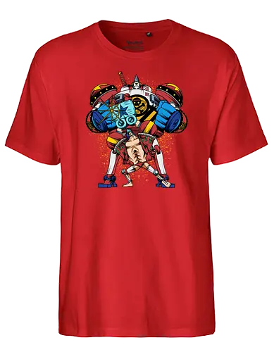 The Steel Soldier - The Steel Soldier, captain, monkey d ruffy, pirate, strohhut, strawhat, one, piraten, pirat, pirates, pirate, piece, schiff, boot, ship, ocean, ozean, meer, grandline, redline, north, east, south, west, blue, schatz, gold, ich werde der könig der piraten, nakama, abenteuer, crew, i will be the pirate king - Fairtrade T-Shirt