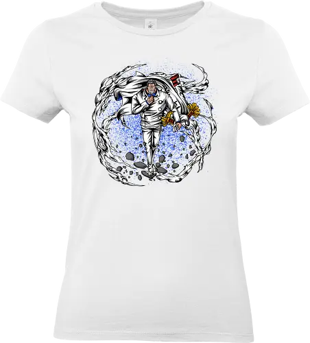 The Unyielding Admiral - The Unyielding Admiral, captain, monkey d ruffy, pirate, strohhut, strawhat, one, piraten, pirat, pirates, pirate, piece, schiff, boot, ship, ocean, ozean, meer, grandline, redline, north, east, south, west, blue, schatz, gold, ich werde der könig der piraten, nakama, abenteuer, crew, i will be the pirate king - Standard T-Shirt (Women)