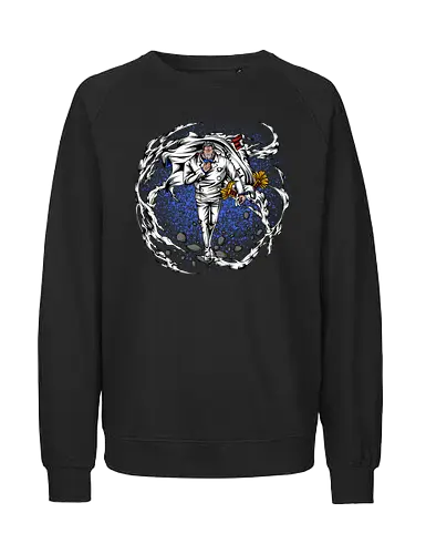 The Unyielding Admiral - The Unyielding Admiral, captain, monkey d ruffy, pirate, strohhut, strawhat, one, piraten, pirat, pirates, pirate, piece, schiff, boot, ship, ocean, ozean, meer, grandline, redline, north, east, south, west, blue, schatz, gold, ich werde der könig der piraten, nakama, abenteuer, crew, i will be the pirate king - Fairtrade Sweatshirt