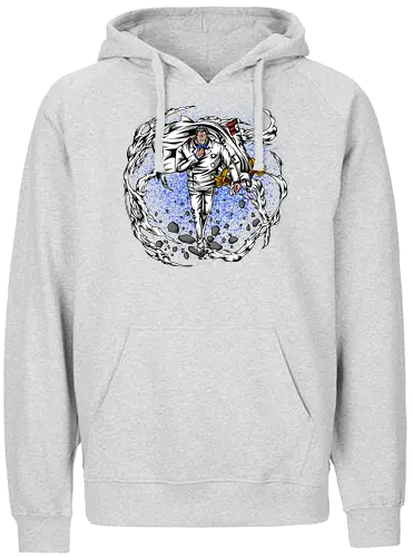 The Unyielding Admiral - The Unyielding Admiral, captain, monkey d ruffy, pirate, strohhut, strawhat, one, piraten, pirat, pirates, pirate, piece, schiff, boot, ship, ocean, ozean, meer, grandline, redline, north, east, south, west, blue, schatz, gold, ich werde der könig der piraten, nakama, abenteuer, crew, i will be the pirate king - Fairtrade Hoodie