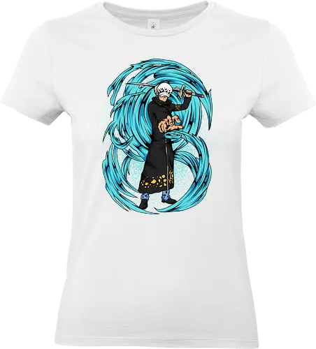 The Surgeon of Death - The Surgeon of Death, captain, monkey d ruffy, pirate, strohhut, strawhat, one, piraten, pirat, pirates, pirate, piece, schiff, boot, ship, ocean, ozean, meer, grandline, redline, north, east, south, west, blue, schatz, gold, ich werde der könig der piraten, nakama, abenteuer, crew, i will be the pirate king - Standard T-Shirt (Women)