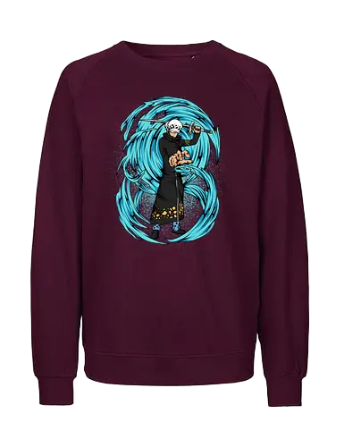 The Surgeon of Death - The Surgeon of Death, captain, monkey d ruffy, pirate, strohhut, strawhat, one, piraten, pirat, pirates, pirate, piece, schiff, boot, ship, ocean, ozean, meer, grandline, redline, north, east, south, west, blue, schatz, gold, ich werde der könig der piraten, nakama, abenteuer, crew, i will be the pirate king - Fairtrade Sweatshirt
