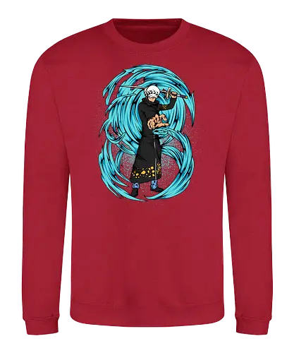 The Surgeon of Death - The Surgeon of Death, captain, monkey d ruffy, pirate, strohhut, strawhat, one, piraten, pirat, pirates, pirate, piece, schiff, boot, ship, ocean, ozean, meer, grandline, redline, north, east, south, west, blue, schatz, gold, ich werde der könig der piraten, nakama, abenteuer, crew, i will be the pirate king - Sweatshirt
