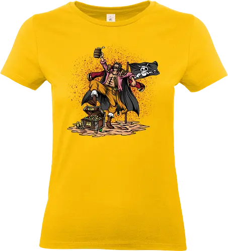 The King of the Seas - The King of the Seas, captain, monkey d ruffy, pirate, strohhut, strawhat, one, piraten, pirat, pirates, pirate, piece, schiff, boot, ship, ocean, ozean, meer, grandline, redline, north, east, south, west, blue, schatz, gold, ich werde der könig der piraten, nakama, abenteuer, crew, i will be the pirate king - Standard T-Shirt (Women)
