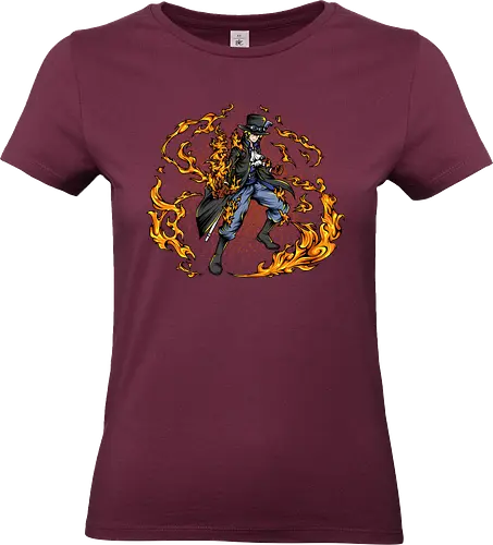 The Blaze Rebel - The Blaze Rebel, captain, monkey d ruffy, pirate, strohhut, strawhat, one, piraten, pirat, pirates, pirate, piece, schiff, boot, ship, ocean, ozean, meer, grandline, redline, north, east, south, west, blue, schatz, gold, ich werde der könig der piraten, nakama, abenteuer, crew, i will be the pirate king - Standard T-Shirt (Women)