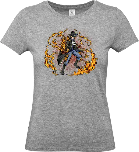 The Blaze Rebel - The Blaze Rebel, captain, monkey d ruffy, pirate, strohhut, strawhat, one, piraten, pirat, pirates, pirate, piece, schiff, boot, ship, ocean, ozean, meer, grandline, redline, north, east, south, west, blue, schatz, gold, ich werde der könig der piraten, nakama, abenteuer, crew, i will be the pirate king - Standard T-Shirt (Women)
