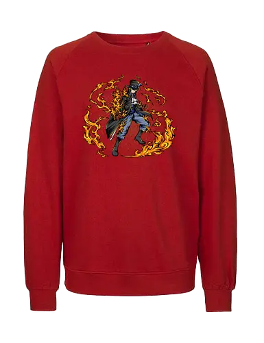 The Blaze Rebel - The Blaze Rebel, captain, monkey d ruffy, pirate, strohhut, strawhat, one, piraten, pirat, pirates, pirate, piece, schiff, boot, ship, ocean, ozean, meer, grandline, redline, north, east, south, west, blue, schatz, gold, ich werde der könig der piraten, nakama, abenteuer, crew, i will be the pirate king - Fairtrade Sweatshirt
