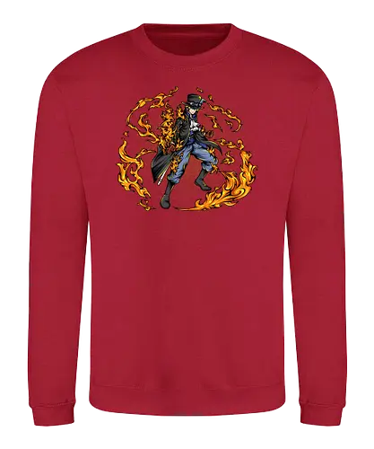 The Blaze Rebel - The Blaze Rebel, captain, monkey d ruffy, pirate, strohhut, strawhat, one, piraten, pirat, pirates, pirate, piece, schiff, boot, ship, ocean, ozean, meer, grandline, redline, north, east, south, west, blue, schatz, gold, ich werde der könig der piraten, nakama, abenteuer, crew, i will be the pirate king - Sweatshirt