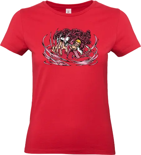 The Pink Menace - schatz, gold, ich werde der könig der piraten, nakama, abenteuer, crew, i will be the pirate king, The Pink Menace, captain, monkey d ruffy, pirate, strohhut, strawhat, one, piraten, pirat, pirates, pirate, piece, schiff, boot, ship, ocean, ozean, meer, grandline, redline, north, east, south, west, blue - Standard T-Shirt (Women)