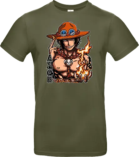 Fire Fist - Fire Fist, captain, monkey d ruffy, pirate, strohhut, strawhat, one, piraten, pirat, pirates, pirate, piece, schiff, boot, ship, ocean, ozean, meer, grandline, redline, north, east, south, west, blue, schatz, gold, ich werde der könig der piraten, nakama, abenteuer, crew, i will be the pirate king - Standard T-Shirt