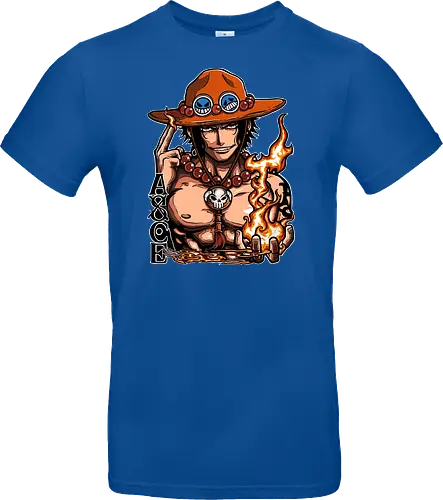 Fire Fist - Fire Fist, captain, monkey d ruffy, pirate, strohhut, strawhat, one, piraten, pirat, pirates, pirate, piece, schiff, boot, ship, ocean, ozean, meer, grandline, redline, north, east, south, west, blue, schatz, gold, ich werde der könig der piraten, nakama, abenteuer, crew, i will be the pirate king - Standard T-Shirt