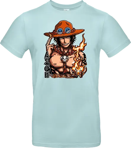Fire Fist - Fire Fist, captain, monkey d ruffy, pirate, strohhut, strawhat, one, piraten, pirat, pirates, pirate, piece, schiff, boot, ship, ocean, ozean, meer, grandline, redline, north, east, south, west, blue, schatz, gold, ich werde der könig der piraten, nakama, abenteuer, crew, i will be the pirate king - Standard T-Shirt
