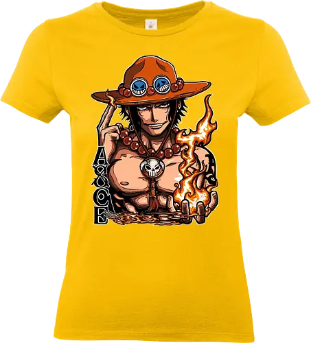 Fire Fist - Fire Fist, captain, monkey d ruffy, pirate, strohhut, strawhat, one, piraten, pirat, pirates, pirate, piece, schiff, boot, ship, ocean, ozean, meer, grandline, redline, north, east, south, west, blue, schatz, gold, ich werde der könig der piraten, nakama, abenteuer, crew, i will be the pirate king - Standard T-Shirt (Women)
