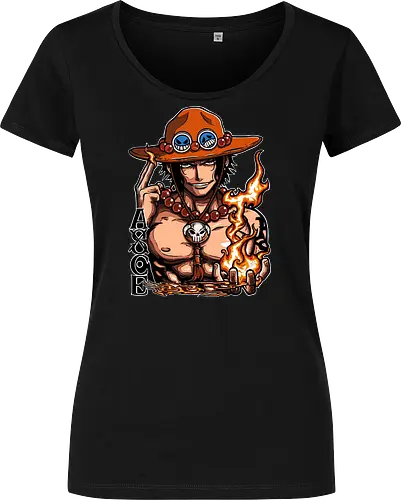 Fire Fist - Fire Fist, captain, monkey d ruffy, pirate, strohhut, strawhat, one, piraten, pirat, pirates, pirate, piece, schiff, boot, ship, ocean, ozean, meer, grandline, redline, north, east, south, west, blue, schatz, gold, ich werde der könig der piraten, nakama, abenteuer, crew, i will be the pirate king - Women T-Shirt
