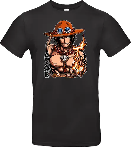 Fire Fist - Fire Fist, captain, monkey d ruffy, pirate, strohhut, strawhat, one, piraten, pirat, pirates, pirate, piece, schiff, boot, ship, ocean, ozean, meer, grandline, redline, north, east, south, west, blue, schatz, gold, ich werde der könig der piraten, nakama, abenteuer, crew, i will be the pirate king - Standard T-Shirt